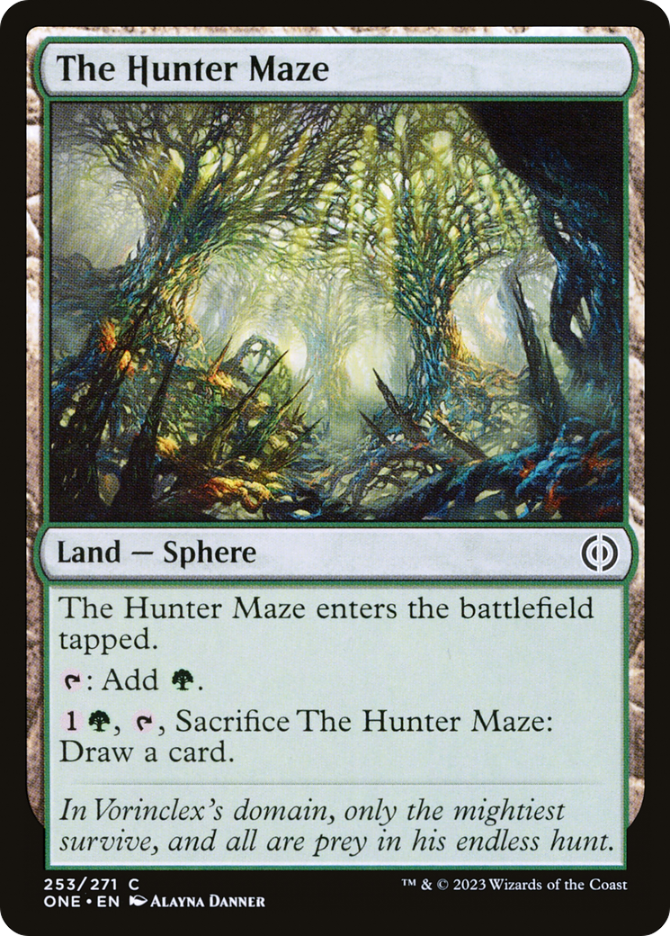 Magic: The Gathering - The Hunter Maze Foil - Phyrexia: All Will Be One