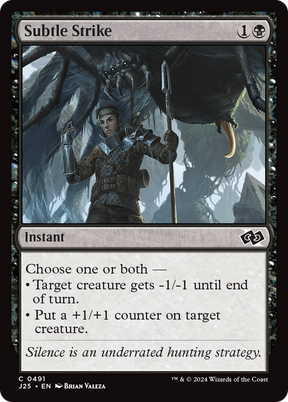 Magic: The Gathering - Subtle Strike - Foundations Jumpstart