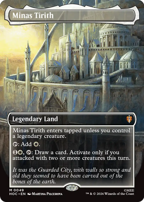 Magic: The Gathering - Minas Tirith Foil - The Hobbit Eternal