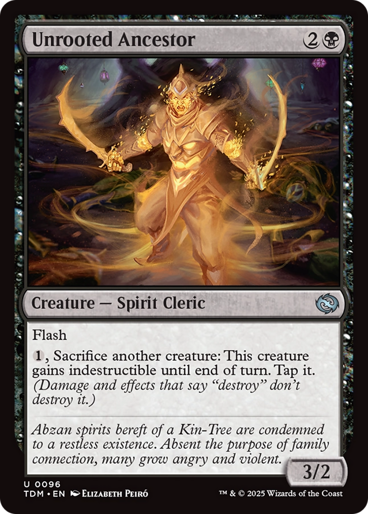 Magic: The Gathering - Unrooted Ancestor - Tarkir: Dragonstorm