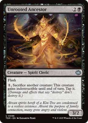 Magic: The Gathering - Unrooted Ancestor - Tarkir: Dragonstorm