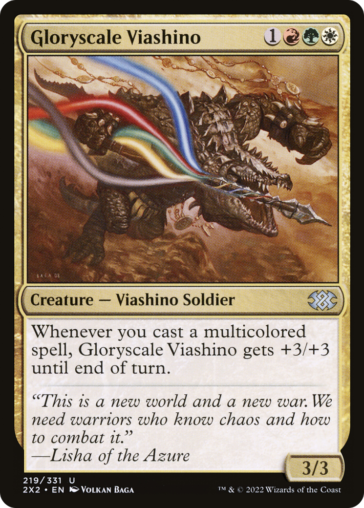 Magic: The Gathering - Gloryscale Viashino Foil - Double Masters 2022