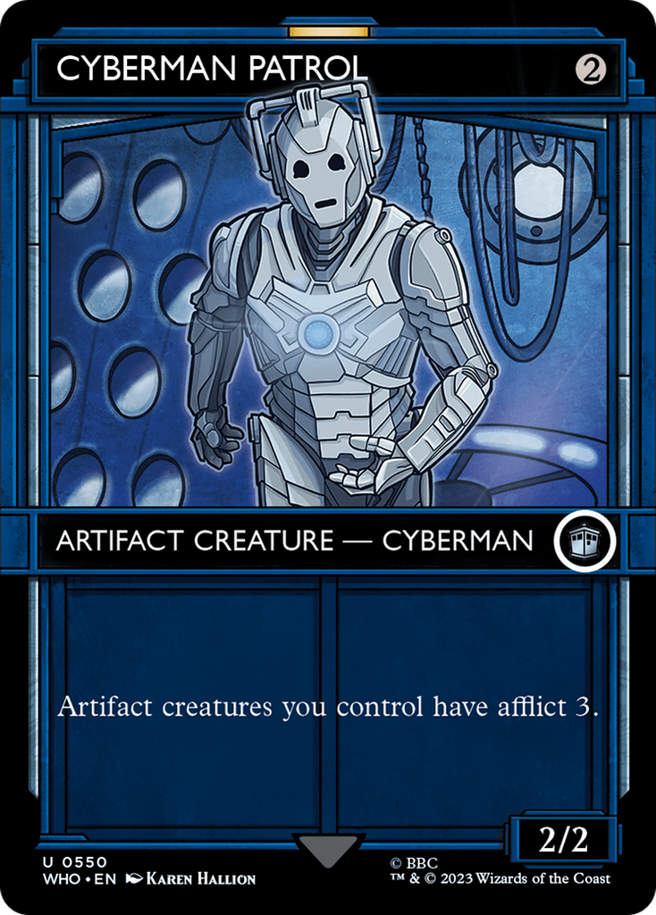 Magic: The Gathering - Cyberman Patrol Foil - Doctor Who