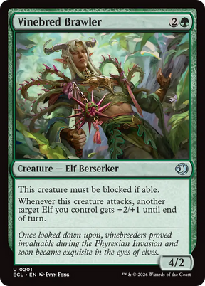 Magic: The Gathering - Vinebred Brawler Foil - Lorwyn Eclipsed