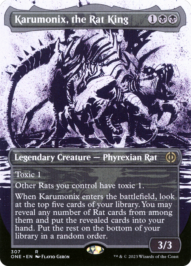 Magic: The Gathering - Karumonix, the Rat King Foil - Phyrexia: All Will Be One