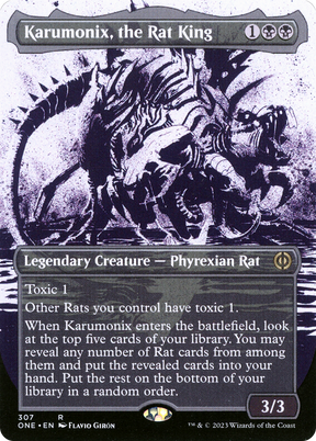 Magic: The Gathering - Karumonix, the Rat King Foil - Phyrexia: All Will Be One