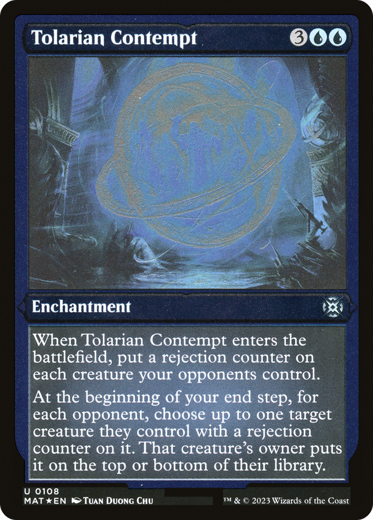 Magic: The Gathering - Tolarian Contempt Foil - March of the Machine: The Aftermath