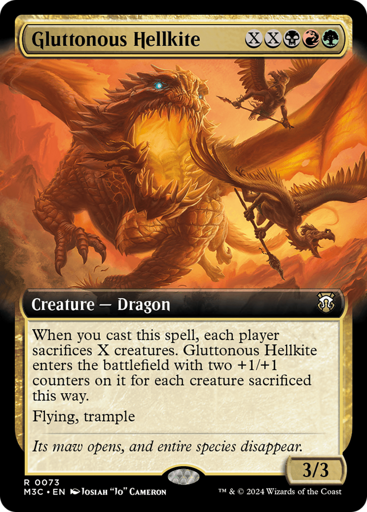 Magic: The Gathering - Gluttonous Hellkite - Modern Horizons 3 Commander