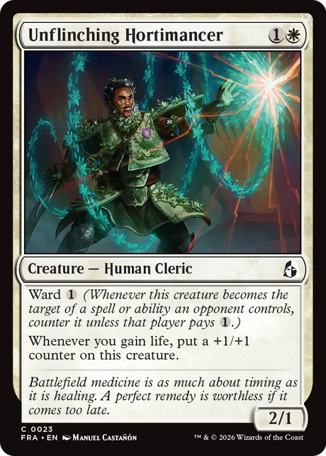 Magic: The Gathering - Unflinching Hortimancer Foil - Reality Fracture