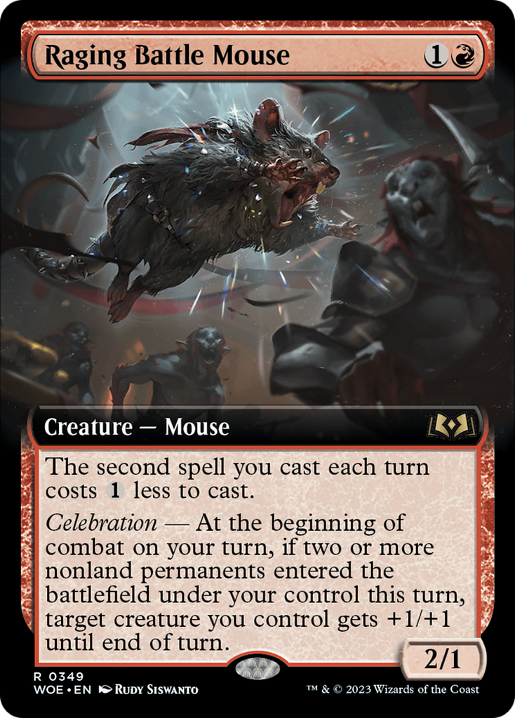 Magic: The Gathering - Raging Battle Mouse Foil - Wilds of Eldraine