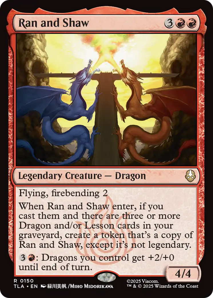 Magic: The Gathering - Ran and Shaw Foil - Avatar: The Last Airbender