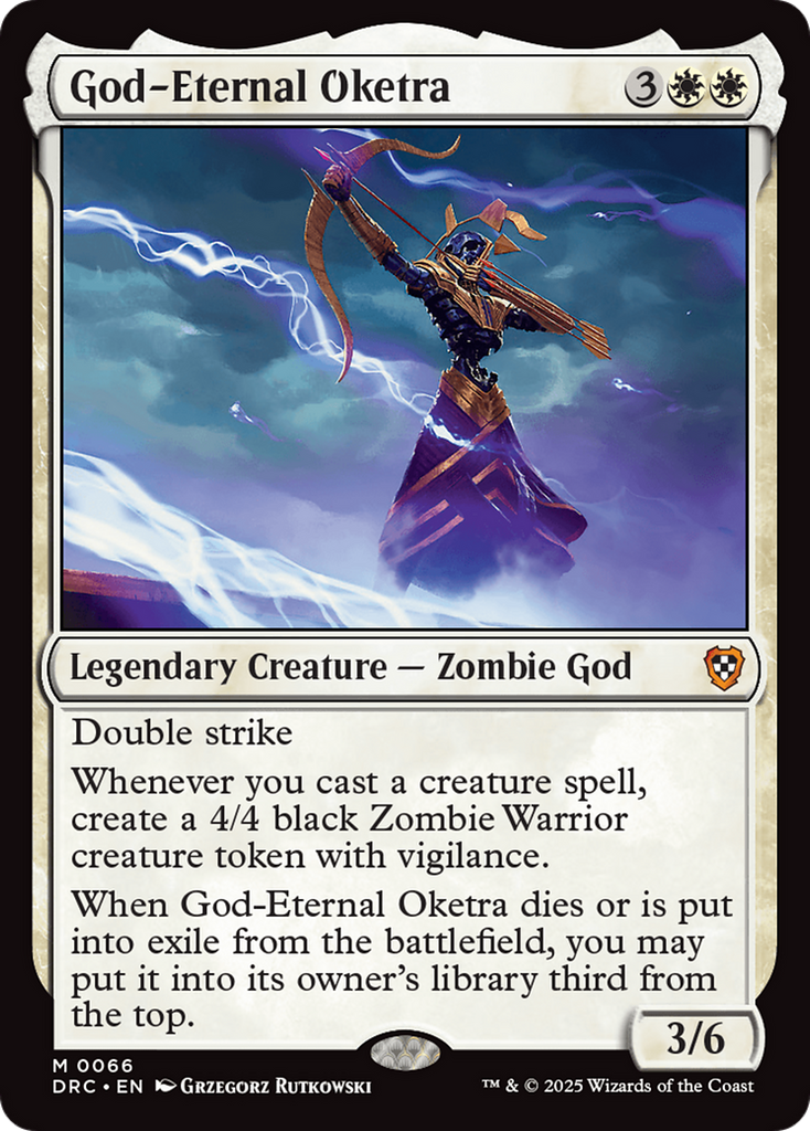 Magic: The Gathering - God-Eternal Oketra - Aetherdrift Commander