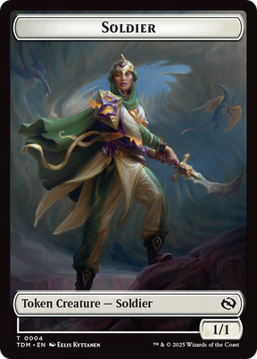 Magic: The Gathering - Soldier Token - Tarkir: Dragonstorm Tokens