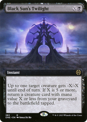 Magic: The Gathering - Black Sun's Twilight Foil - Phyrexia: All Will Be One