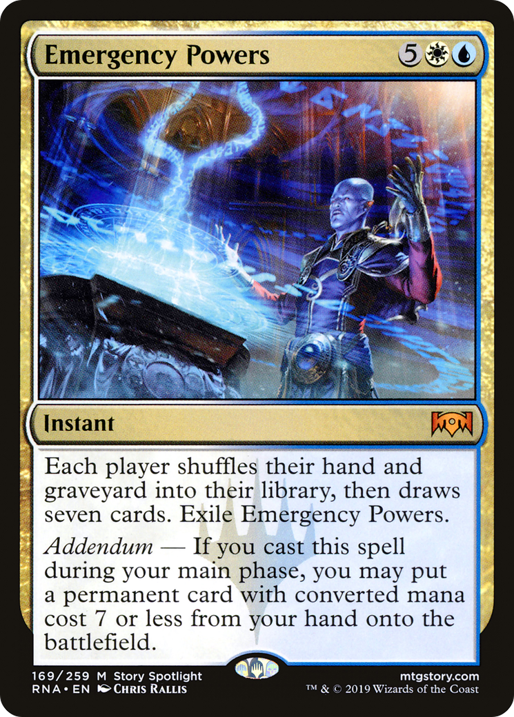 Magic: The Gathering - Emergency Powers Foil - Ravnica Allegiance