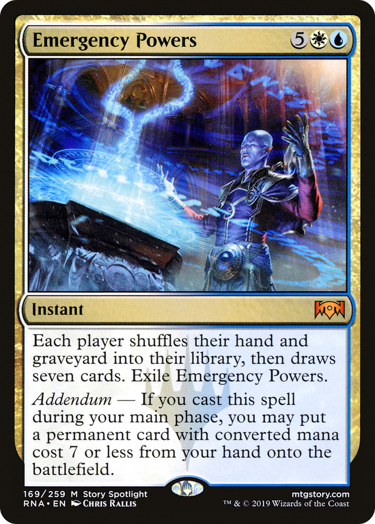 Magic: The Gathering - Emergency Powers Foil - Ravnica Allegiance