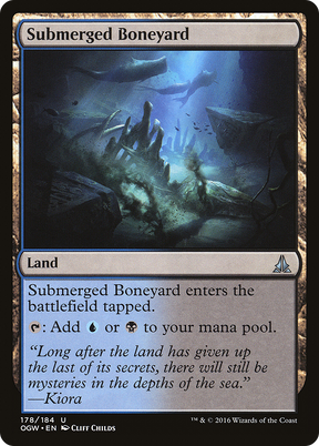 Magic: The Gathering - Submerged Boneyard Foil - Oath of the Gatewatch