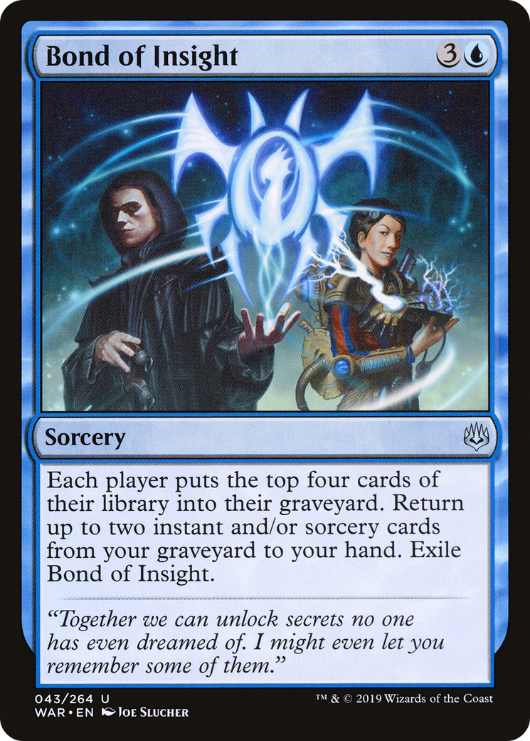 Magic: The Gathering - Bond of Insight Foil - War of the Spark
