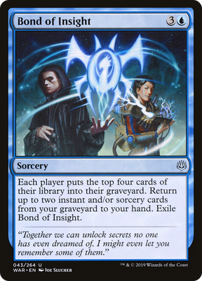 Magic: The Gathering - Bond of Insight Foil - War of the Spark