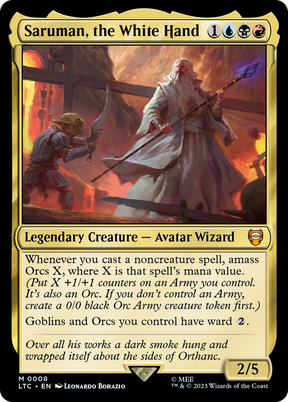 Magic: The Gathering - Saruman, the White Hand - Tales of Middle-earth Commander