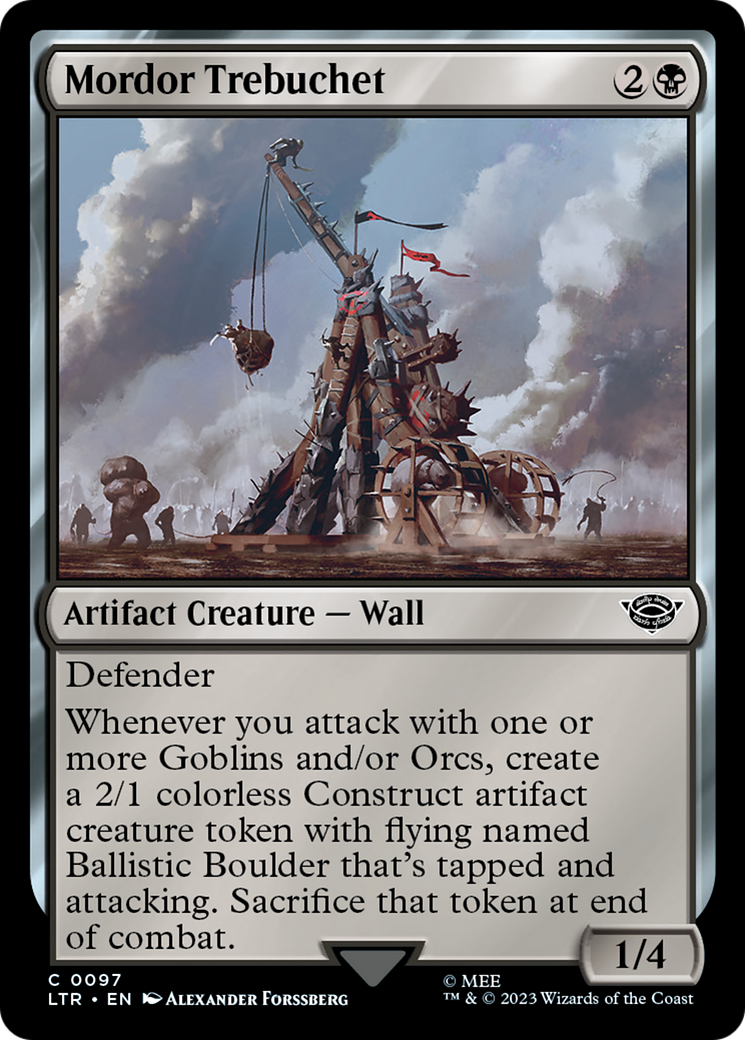 Magic: The Gathering - Mordor Trebuchet - The Lord of the Rings: Tales of Middle-earth