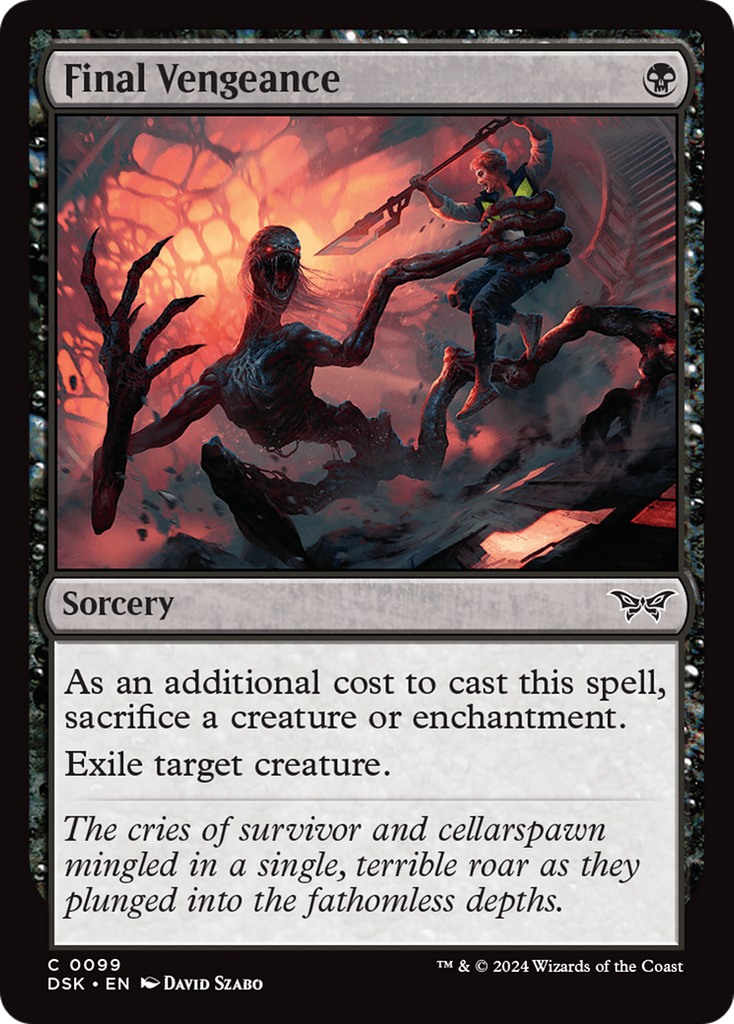 Magic: The Gathering - Final Vengeance Foil - Duskmourn: House of Horror