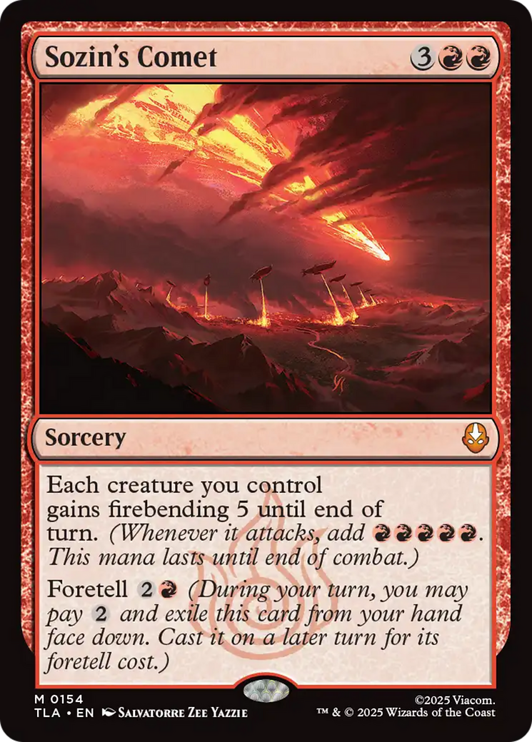 Magic: The Gathering - Sozin's Comet - Avatar: The Last Airbender