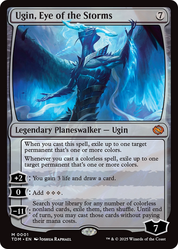 Magic: The Gathering - Ugin, Eye of the Storms Foil - Tarkir: Dragonstorm