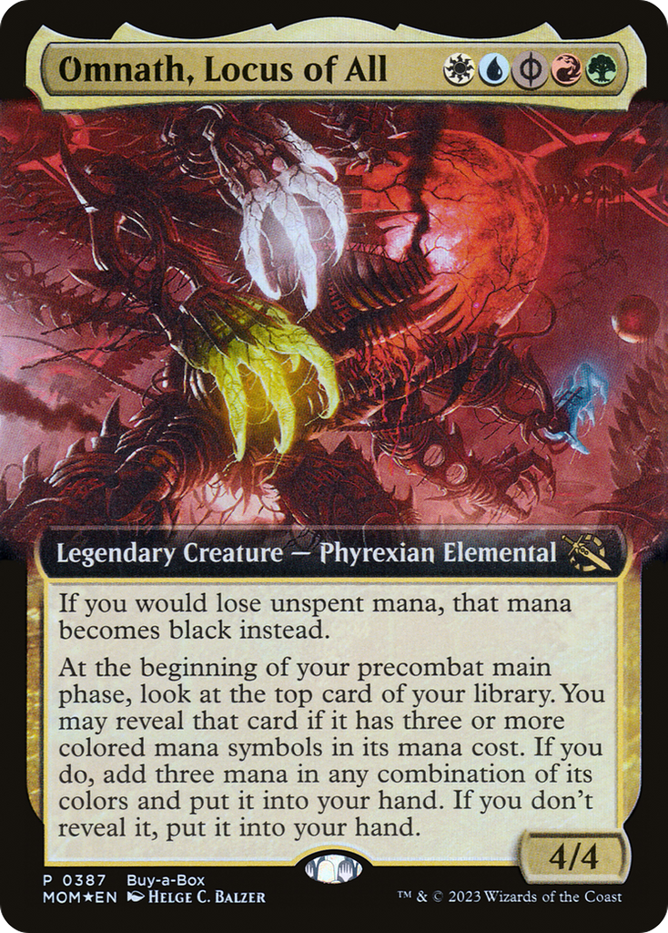 Magic: The Gathering - Omnath, Locus of All Foil - March of the Machine