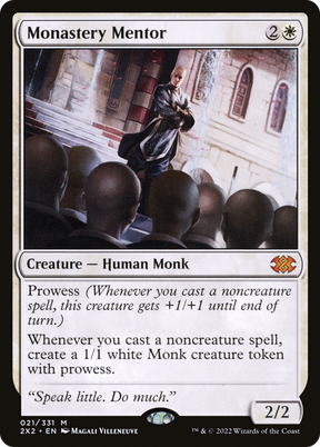 Magic: The Gathering - Monastery Mentor - Double Masters 2022