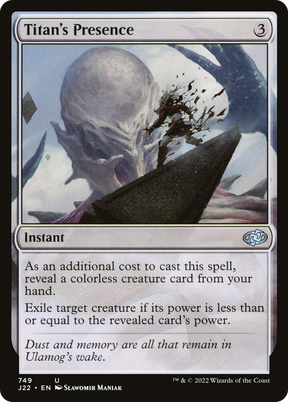 Magic: The Gathering - Titan's Presence - Jumpstart 2022