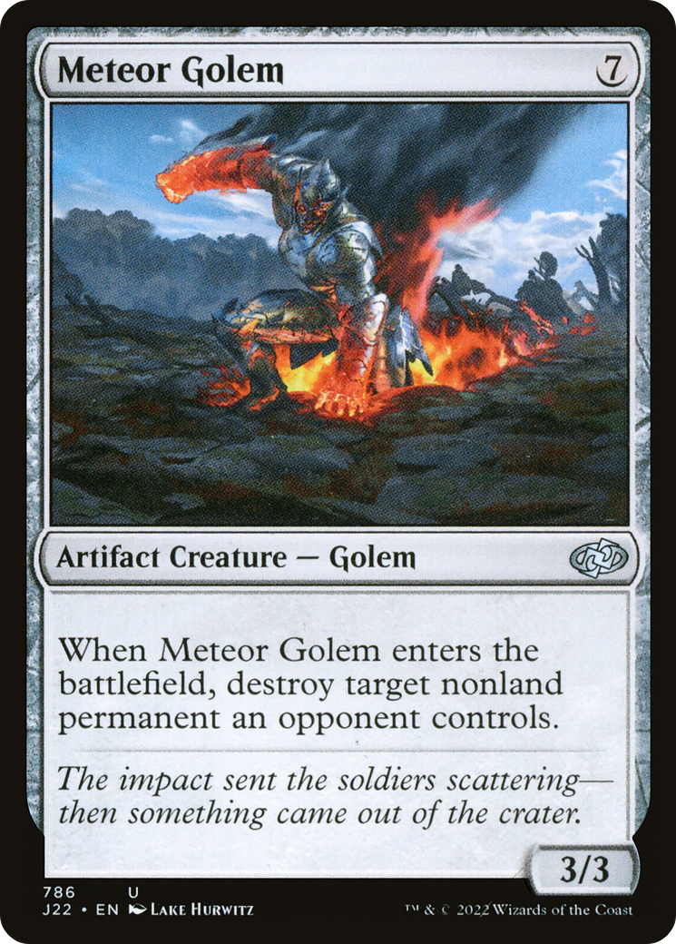 Magic: The Gathering - Meteor Golem - Jumpstart 2022