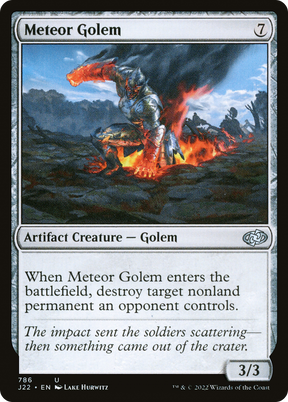 Magic: The Gathering - Meteor Golem - Jumpstart 2022