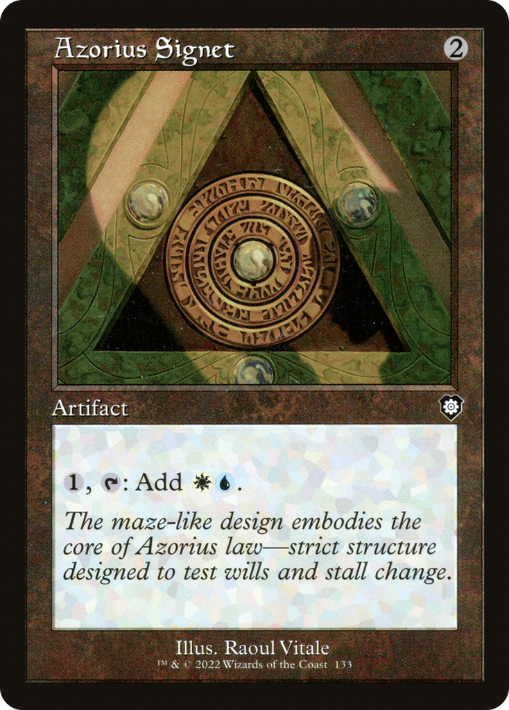 Magic: The Gathering - Azorius Signet - The Brothers' War Commander