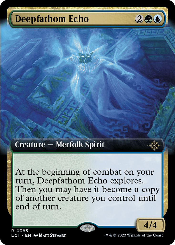 Magic: The Gathering - Deepfathom Echo Foil - The Lost Caverns of Ixalan