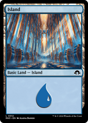 Magic: The Gathering - Island #312 Foil - Modern Horizons 3