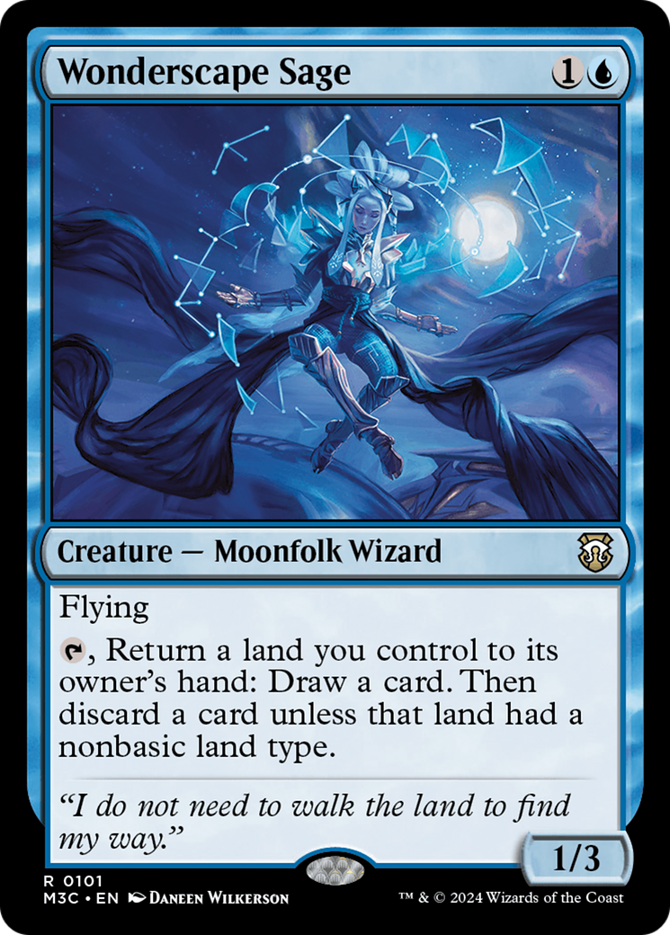 Magic: The Gathering - Wonderscape Sage - Modern Horizons 3 Commander