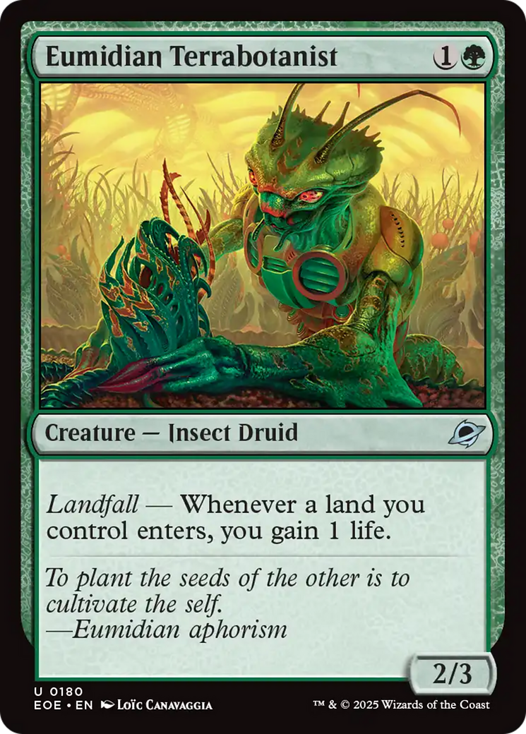 Magic: The Gathering - Eumidian Terrabotanist - Edge of Eternities
