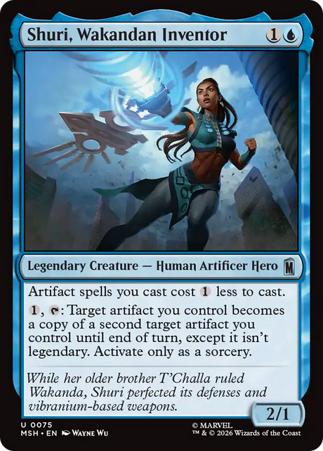 Magic: The Gathering - Shuri, Wakandan Inventor - Marvel Super Heroes