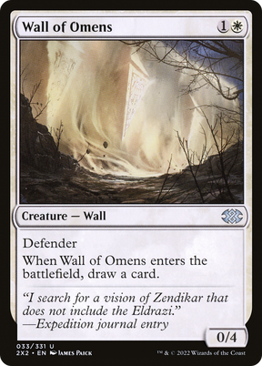 Magic: The Gathering - Wall of Omens - Double Masters 2022