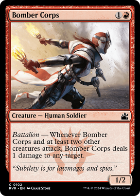 Magic: The Gathering - Bomber Corps Foil - Ravnica Remastered