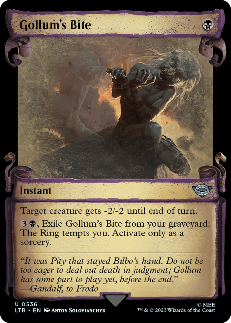 Magic: The Gathering - Gollum's Bite - The Lord of the Rings: Tales of Middle-earth