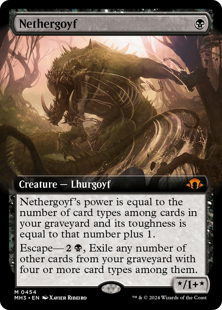 Magic: The Gathering - Nethergoyf Foil - Modern Horizons 3