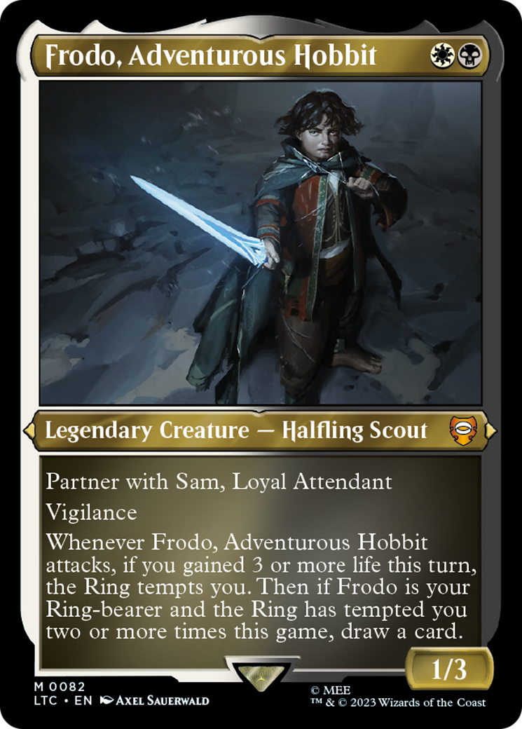 Magic: The Gathering - Frodo, Adventurous Hobbit Foil - Tales of Middle-earth Commander