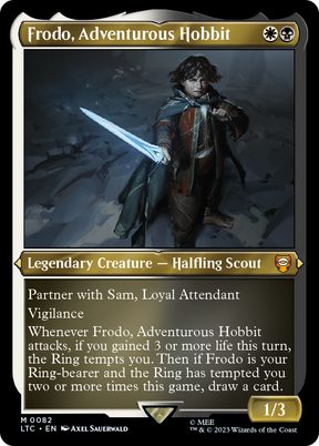 Magic: The Gathering - Frodo, Adventurous Hobbit Foil - Tales of Middle-earth Commander