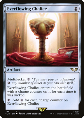 Magic: The Gathering - Everflowing Chalice - Warhammer 40000 Commander