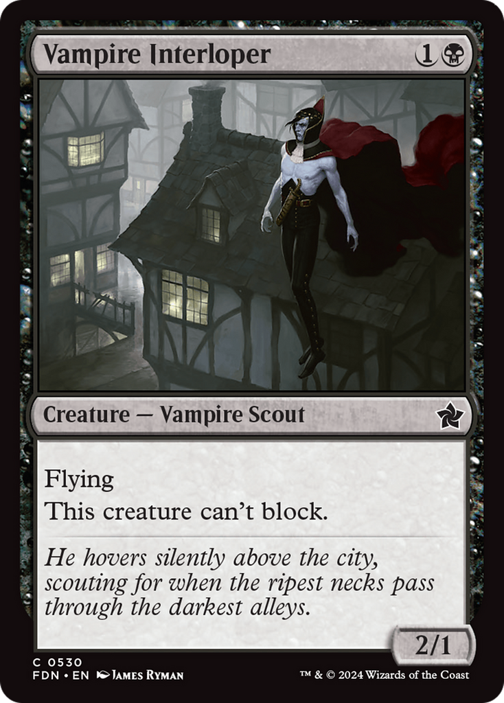 Magic: The Gathering - Vampire Interloper - Foundations