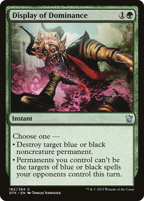 Magic: The Gathering - Display of Dominance Foil - Dragons of Tarkir