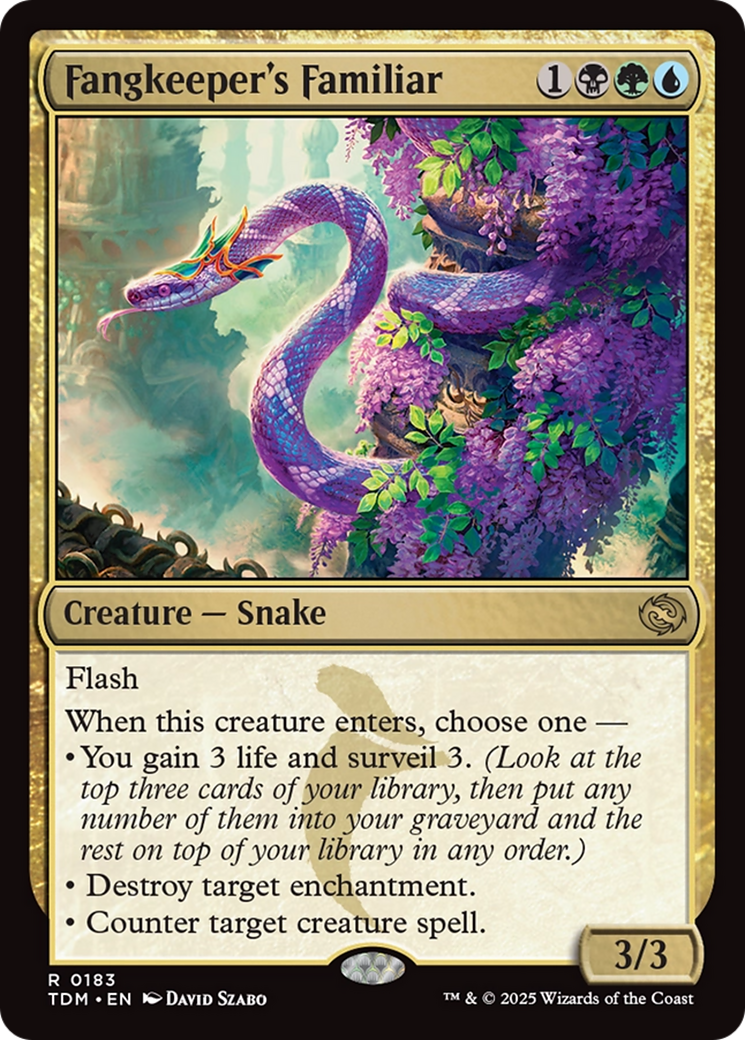 Magic: The Gathering - Fangkeeper's Familiar Foil - Tarkir: Dragonstorm