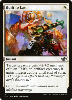 Magic: The Gathering - Built to Last - Jumpstart 2022